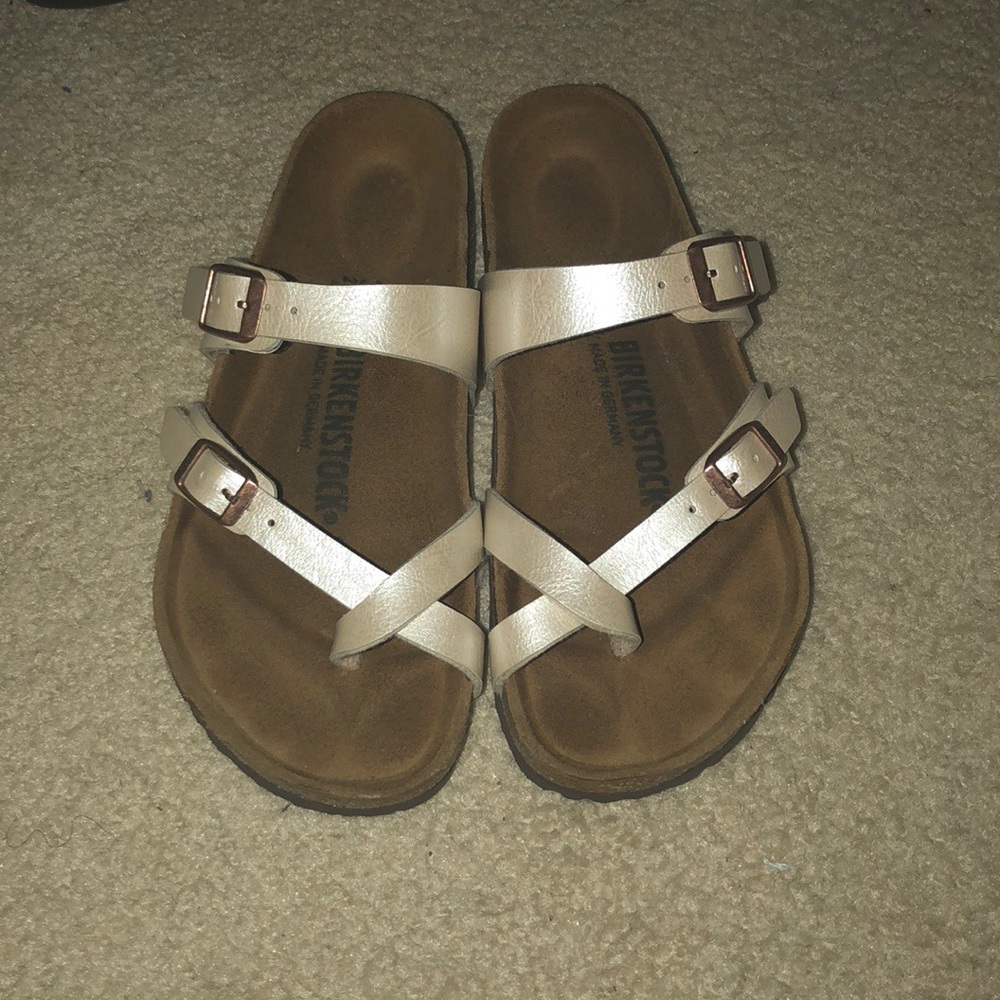 Birkenstock Mayari Sandal In Graceful Pearl White